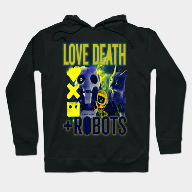 Love Death + Robots Hoodie by The Dark Vestiary